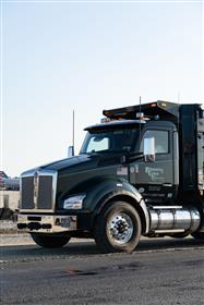 Blooming Glen Contractors: A BGC Kenworth T880 waiting on site.